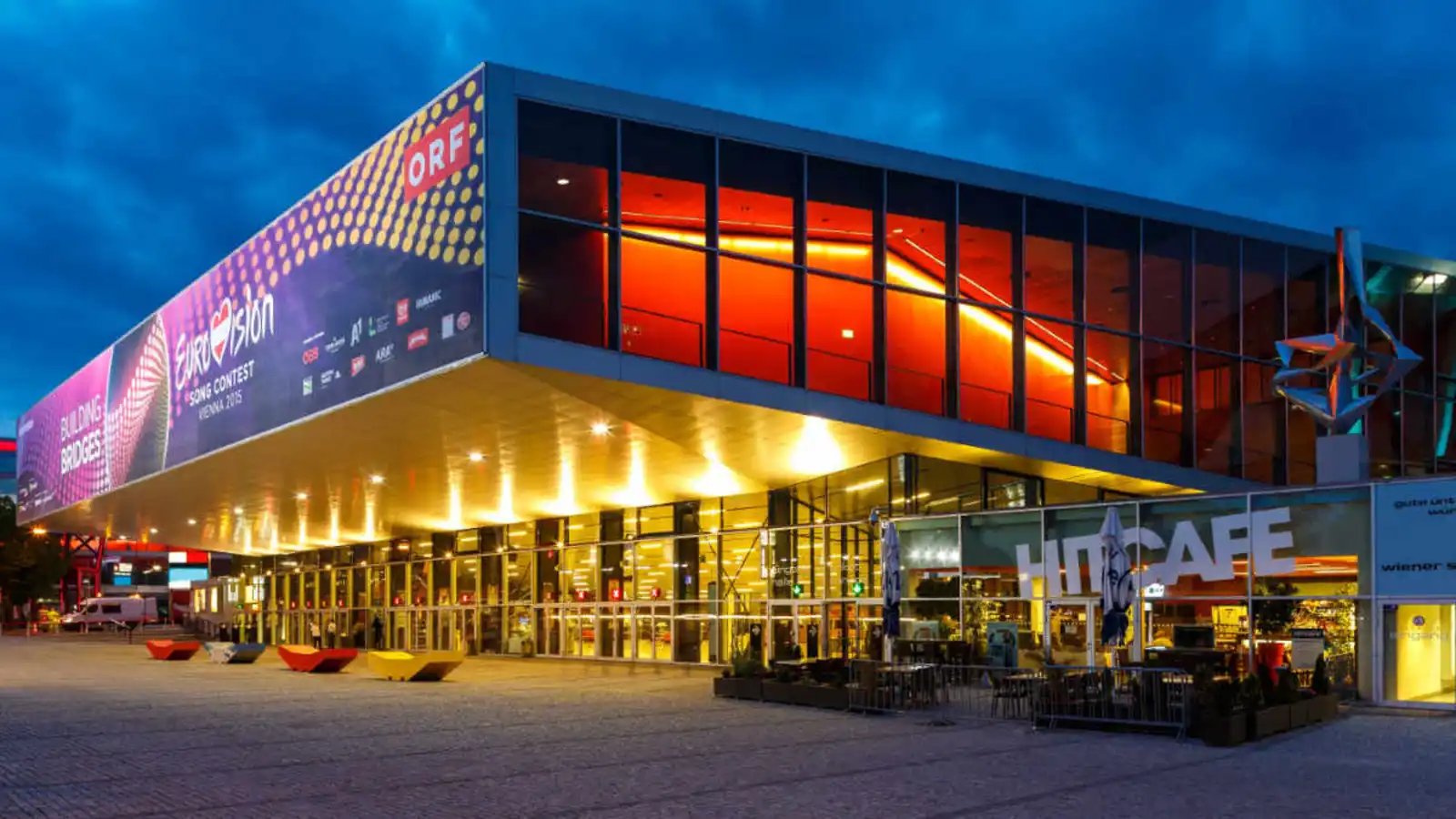 Wiener Stadthalle, arenan för Eurovision-finalen 16 maj 2026
