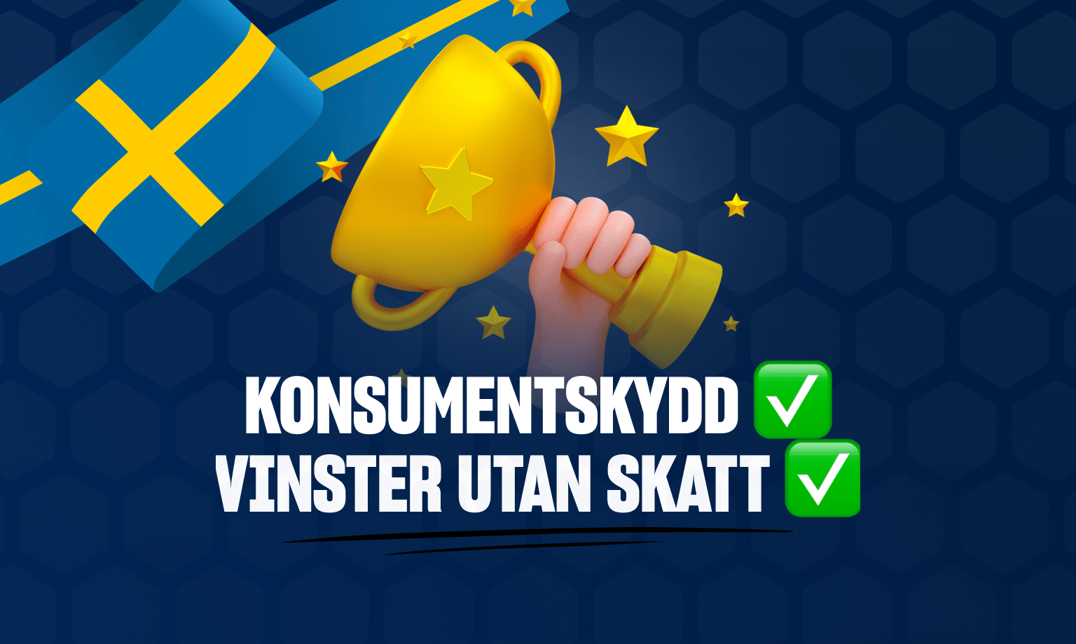 Casinon med svensk licens erbjuder skattefria vinster och konsumentskydd