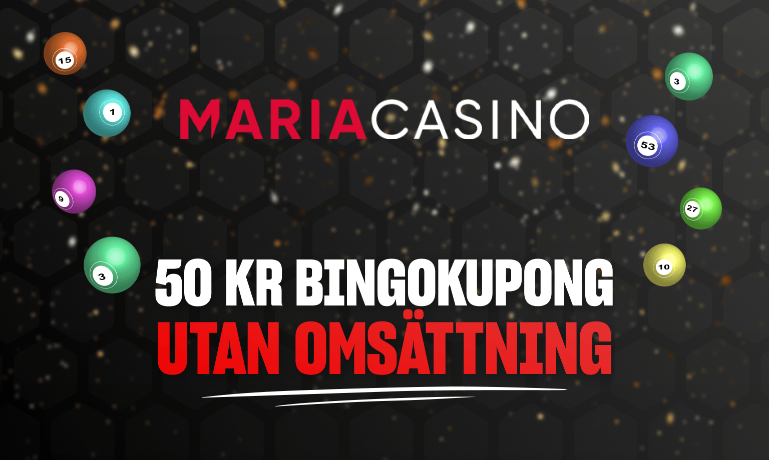 maria casino bonus utan omsättningskrav