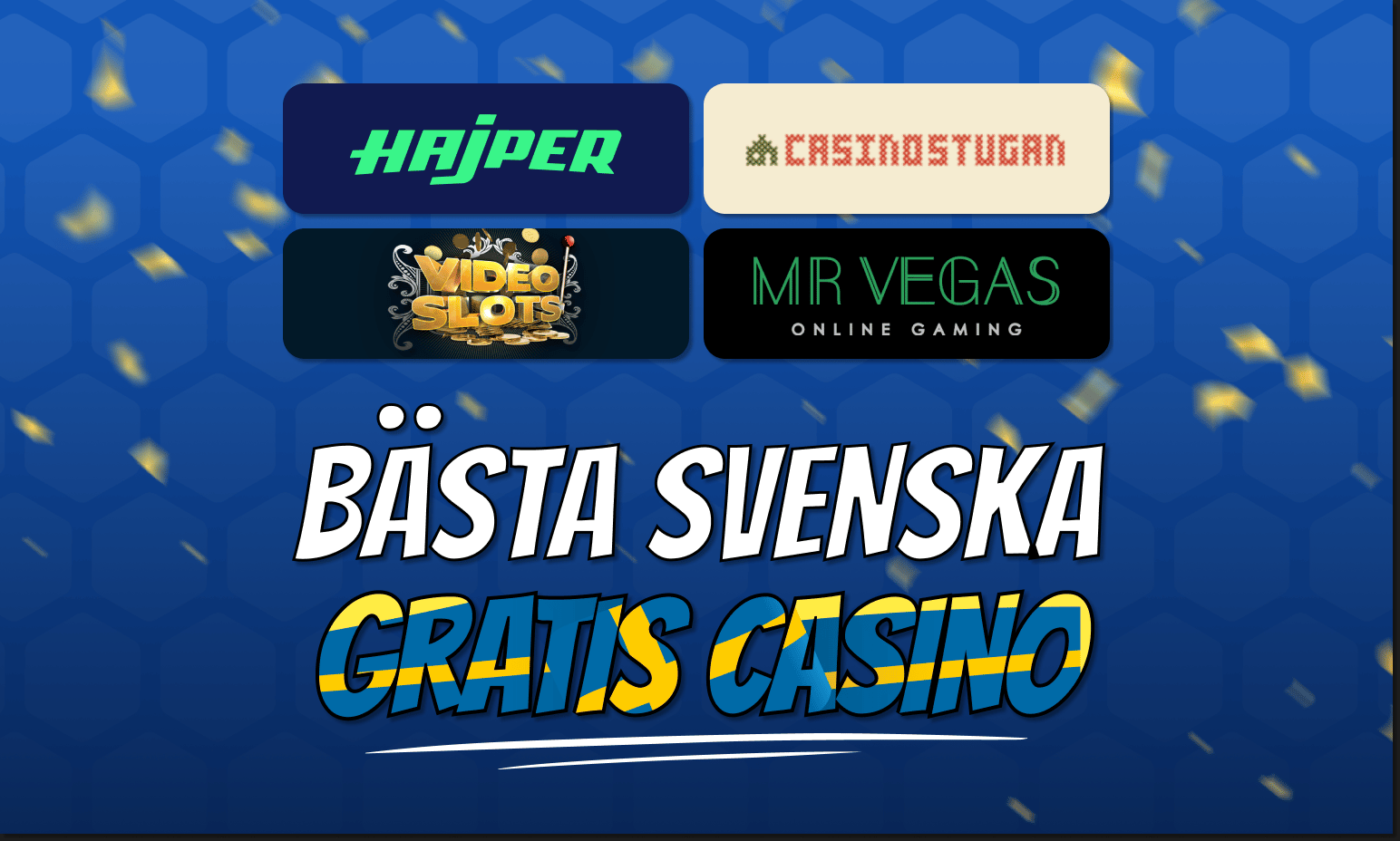 Nätets bästa gratis casinon har stora spelutbud inom många kategorier, från 20+ spelleverantörer.