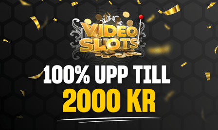 vÃ¤lkomstbonus hos videoslots casino