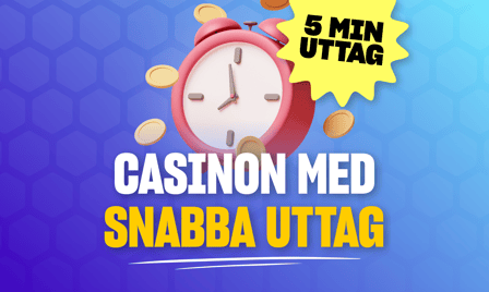 pÃ¥ ett casino med direkt utbetalning kan man fÃ¥ sina vinster inom 5 minuter