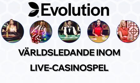 Evolution - VÃ¤rldsledande inom live-casinospel