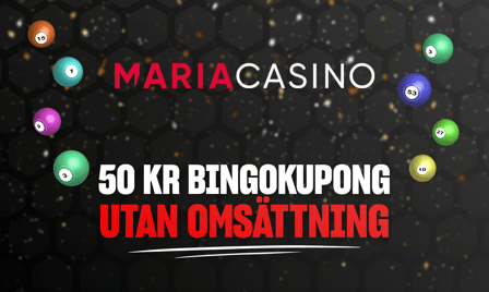 maria casino bonus utan omsÃ¤ttningskrav