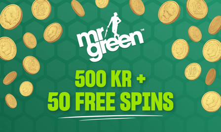 Mr Green casino har en ny bonus fÃ¶r alla nya spelare