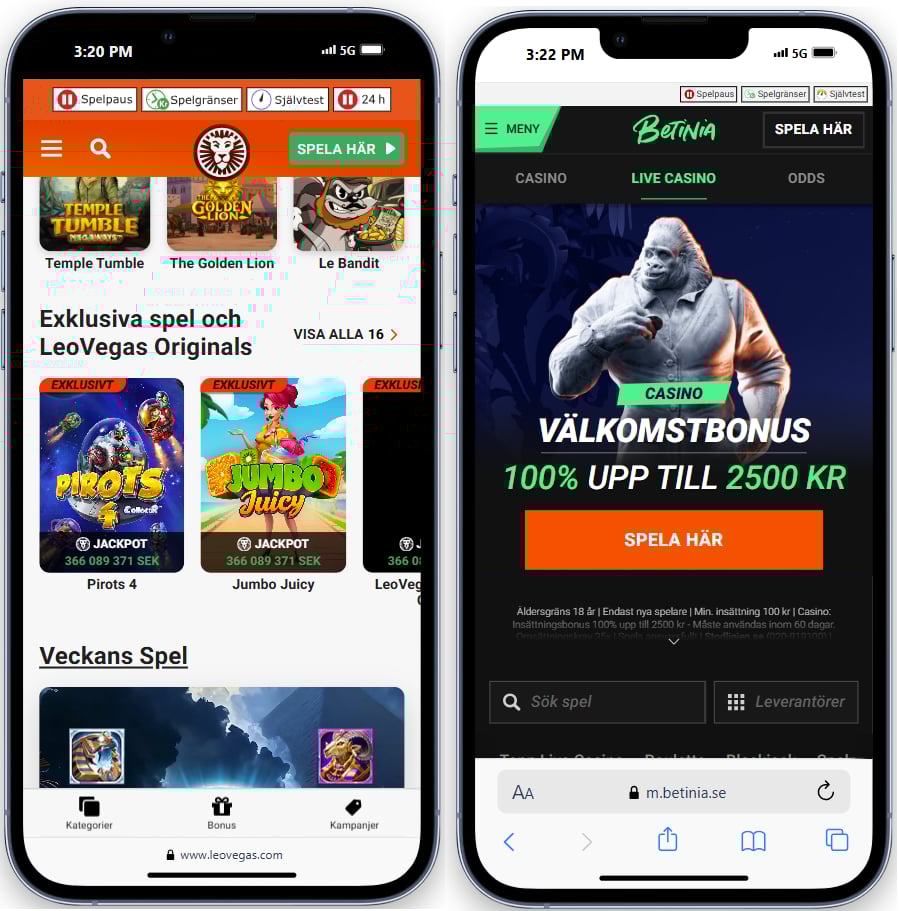 svenska casino på nätet