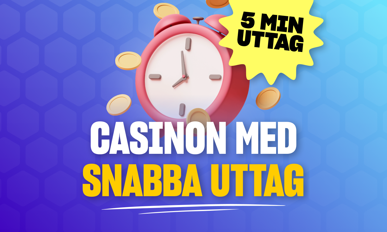 på ett casino med direkt utbetalning kan man få sina vinster inom 5 minuter